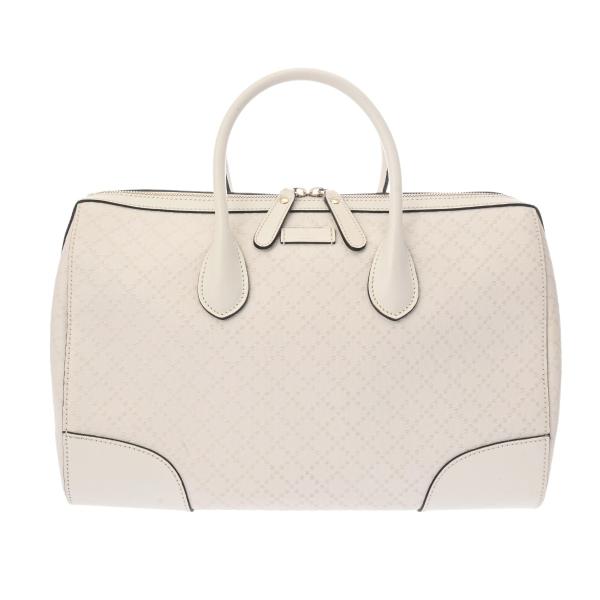 【美品】GUCCI ミニボストン　ディアマンテ柄　本革&キャンバス地 GUCCI（グッチ） ディアマンテ ミニボストンバッグ アウトレット