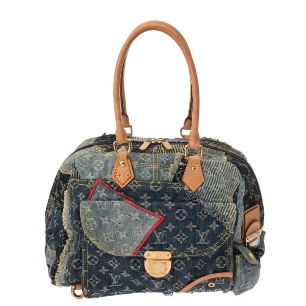 LOUIS VUITTON ルイヴィトン モノグラム デニム パッチワーク