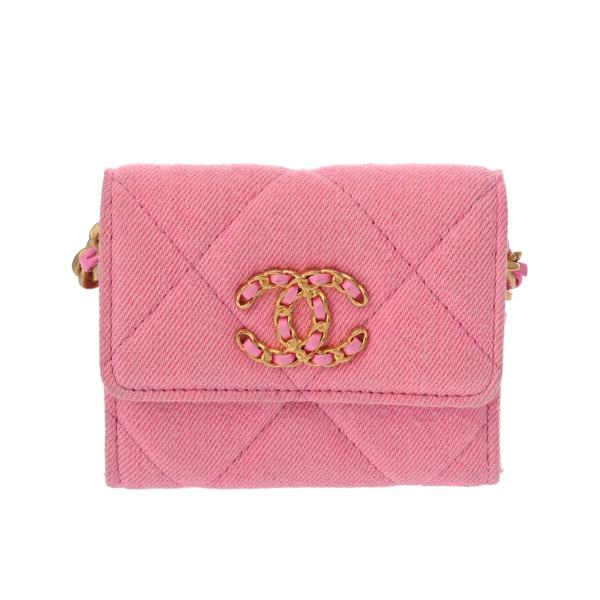 CHANEL（シャネル） シャネル19 フラップコインパース チェーン