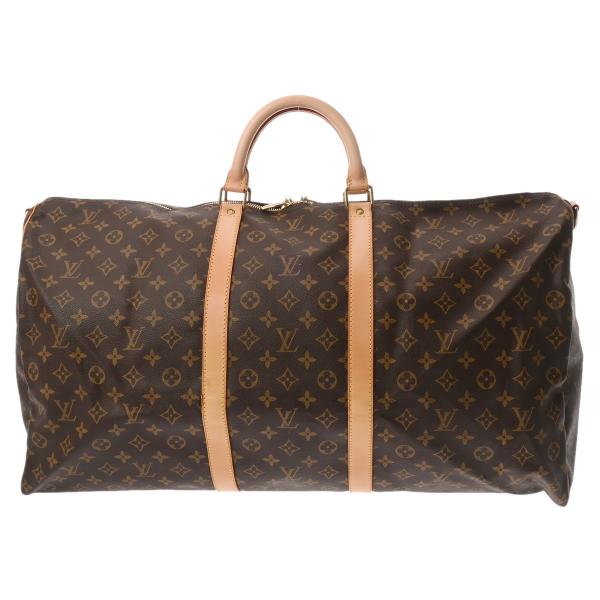 18日まで値下げ ルイヴィトンモノグラムキーポルバンドリエール60 M41412 LOUIS VUITTON（ルイ・ヴィトン） モノグラム キーポル バンドリエール