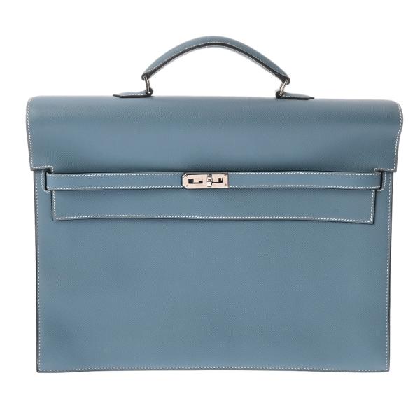 HERMES（エルメス） ケリー デペッシュ 38 ブルージーン □J刻印(2006