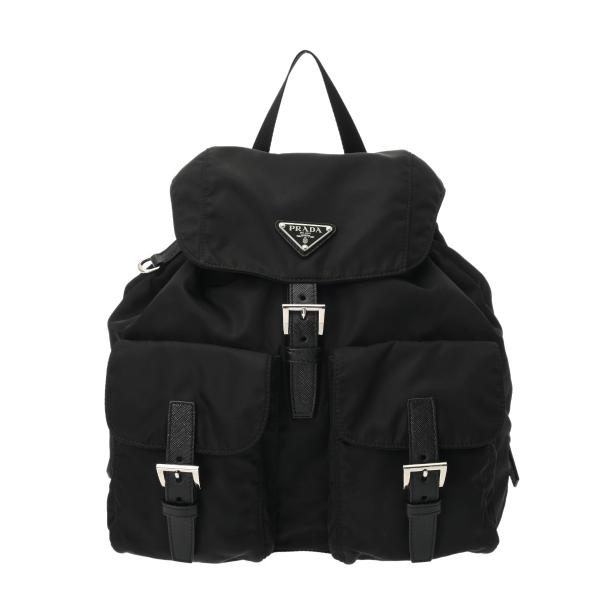 PRADA（プラダ） ミディアム Re-Nylon バッグパック ブラック 1BZ811