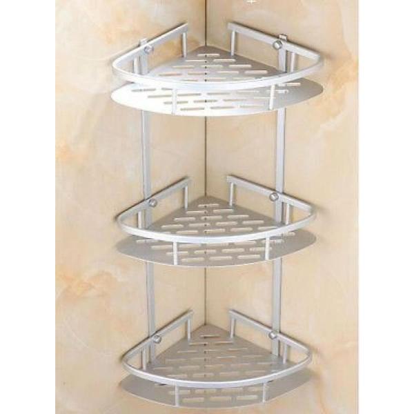 シャワー小物 3 層三角棚浴室コーナーお風呂ラック ストレージ バスケット ハンガー Buyee Buyee 日本の通販商品 オークションの代理入札 代理購入