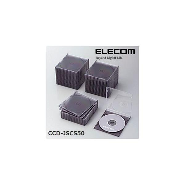 ELECOM(�G���R��) Blu-ray/DVD/CD�P�[�X�i�X����/PS/1�����[�j CCD-JSCS50CBK