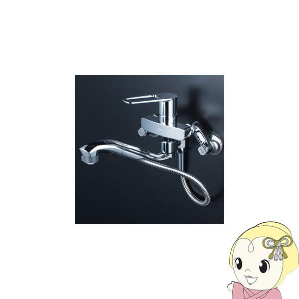 【未使用品】シングルシャワー付き混合水栓　KVK FSL210DEFT KVK シングルシャワー付混合栓(eレバー) FSL150DEFT (水栓金具