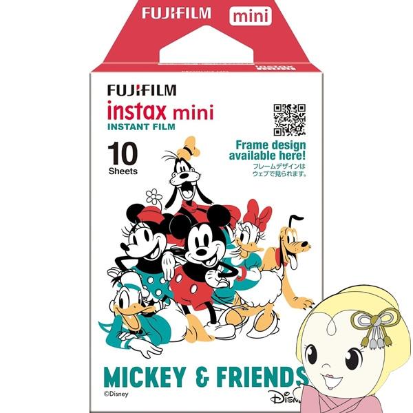 instax “チェキ” mini フィルムMICKEY ＆ FRIENDS（ミッキー＆フレンズ）■入数：1パック（10枚入り）■フィルムサイズ：86×54mm■画面サイズ：62×46mm■ISO感度：ISO800※記載は商品仕様の一部です...