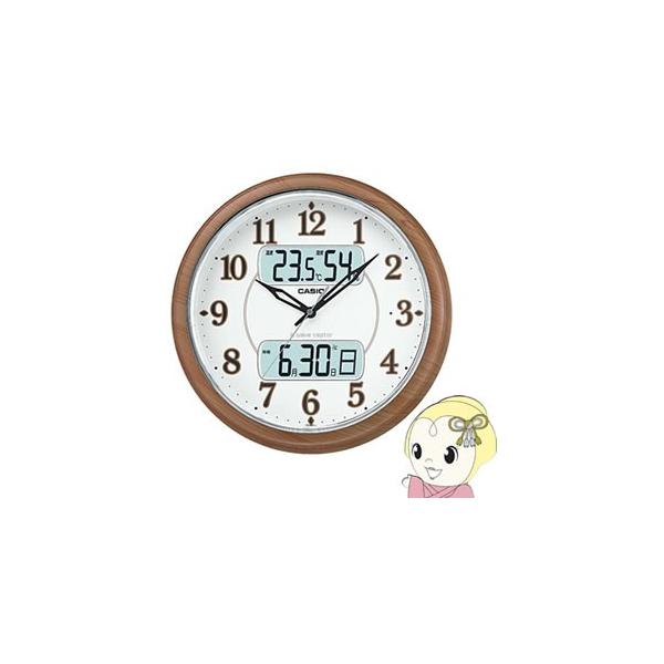 CASIO - 【最終値下げ】CASIO ITMｰ900FLJ 掛け時計 温湿度計付 WAVE（CASIO） wave ceptor 電波時計 温度・湿度計付き CASIO
