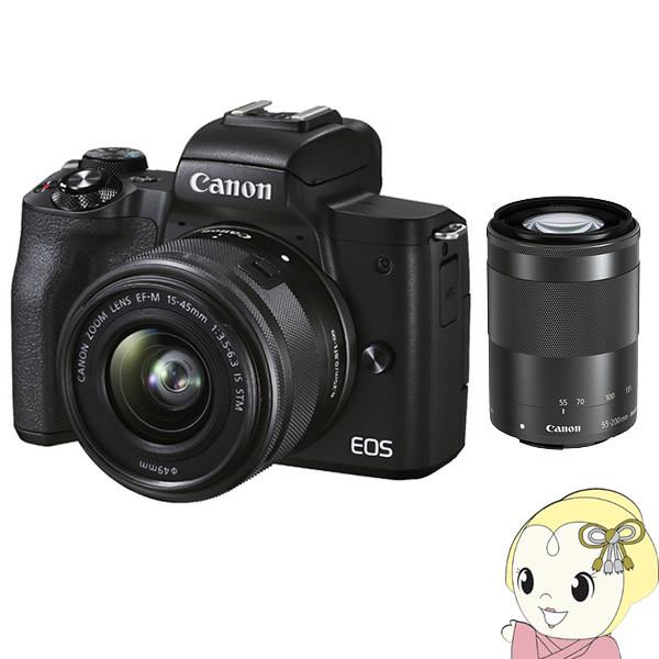 キヤノン ミラーレス 一眼カメラ Eos Kiss M2 ダブルズームキット ブラック ぎおん 通販 Paypayモール