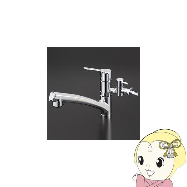 KVK 流し台用シングルレバー式シャワー付混合栓(分岐止水栓付 KVK 流し台用シングルレバー式シャワー付混合栓(分岐止水栓付