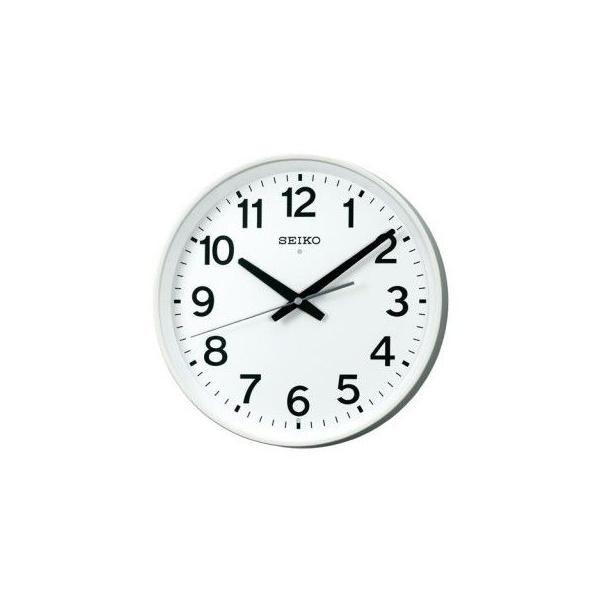 SEIKO（セイコー） 電波掛時計 プラスチック枠 ホワイト スイープ
