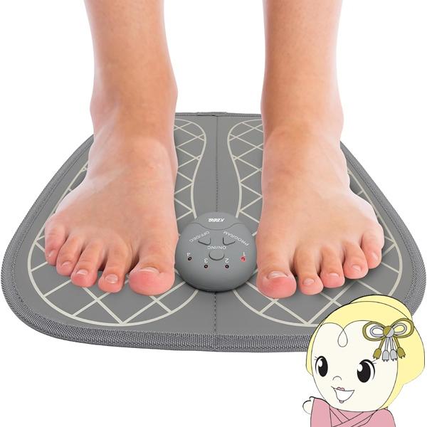 マットに乗るだけで、いつでも足裏のリフレッシュが可能な乾電池式EMSマットです。モード6種類、強さ10段階からお好みのレベルでご使用いただけます。■寸法：本体 : 約W6×D7.5×H2cmマット : 約W31×D31.5cm■重量：本体 ...