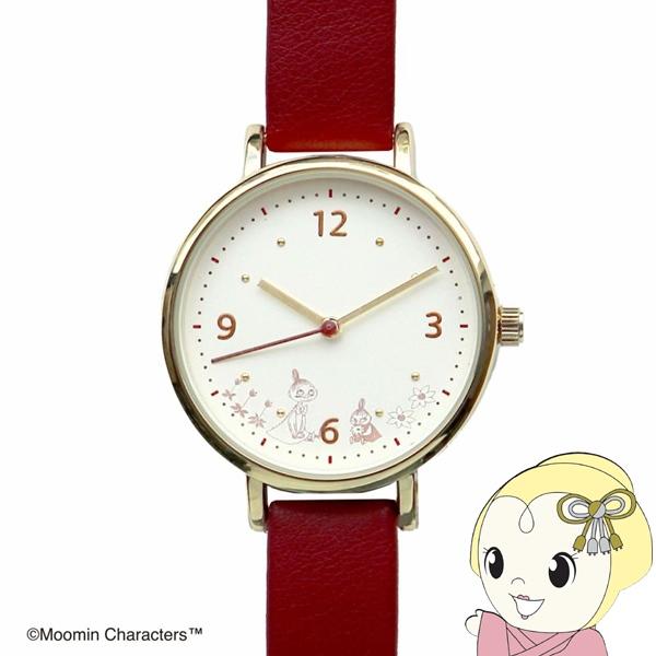 腕時計 ムーミン プリントウォッチ シンプル レッド ミイ ミムラねえさん MOM021-3 レディース 大人 キッズ ユニセックス
