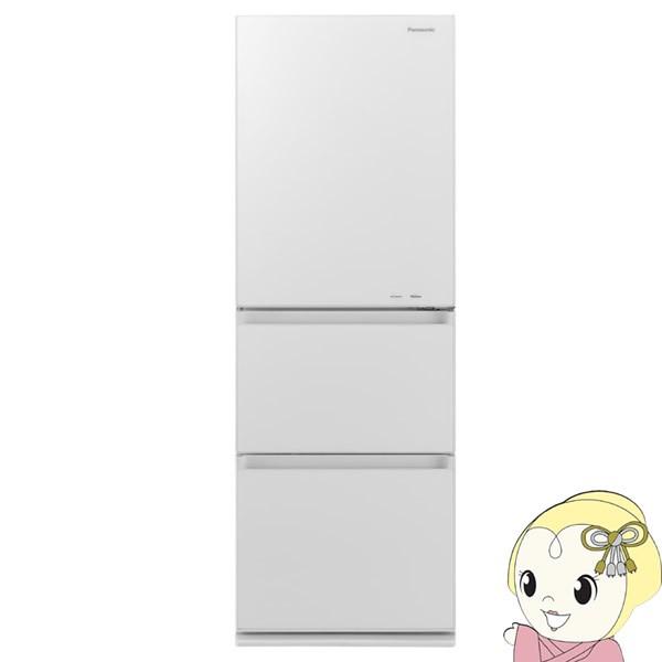 設置込 左開き パナソニック フルフラットガラス 3ドア ノンフロン冷凍冷蔵庫 335l 幅59cm Nr C341gcl W ぎおん 通販 Paypayモール