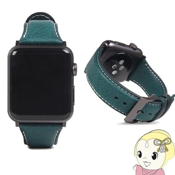 Apple Watch 38/40mm �p �o���h Minerva Box Leather �u���[ SD18394AW