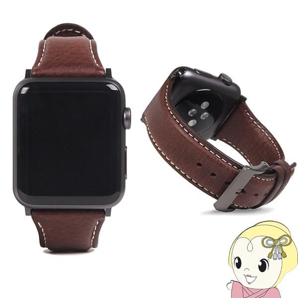 Apple Watch 38/40mm �p �o���h Minerva Box Leather �u���E�� SD18396AW