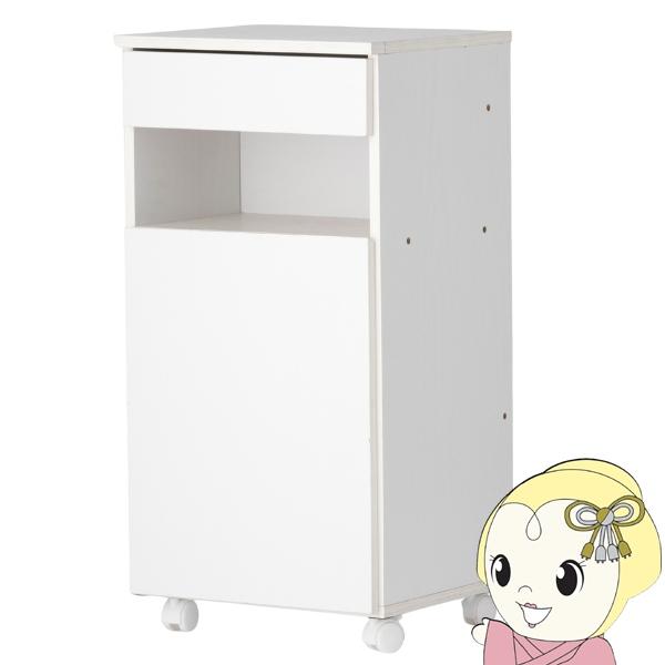 ■カラーホワイト■商品サイズW400×D350×H795mm■商品重量15kg■商品スペック・材質など板材：パーティクルボード/MDF：強化プリント紙張りキャスター(ストッパー有2　無し2)：塩化ビニル樹脂■原産国マレーシア■組立お客様組立...