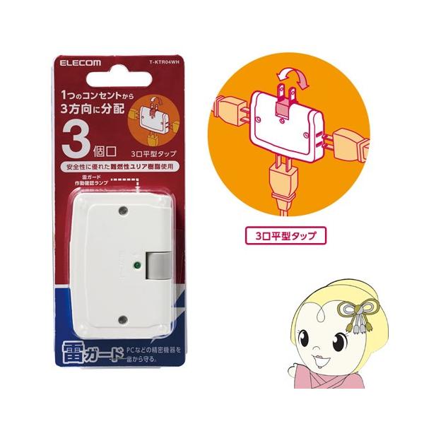 T-KTR04WH �G���R�� �R�[�i�[�^�b�v(���K�[�h�t��)