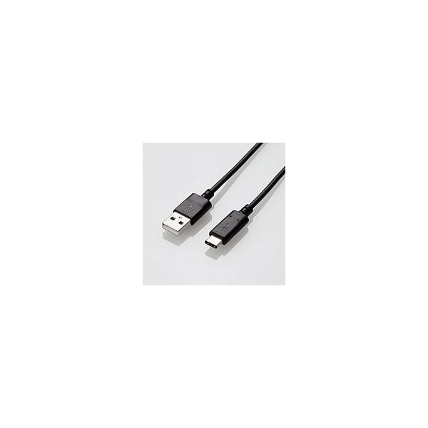 �G���R�� USB2.0�P�[�u�� �F�ؕi A-C U2C-AC05NBK 0.5m