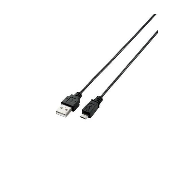 ELECOM �G���R��   �ɍ�Micro-USB A�|MicroB �P�[�u�� U2C-AMBX20BK