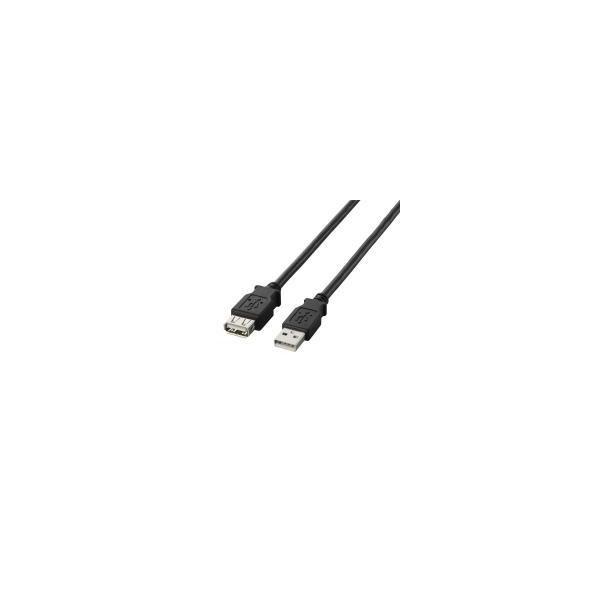 U2C-E20BK ELECOM �G���R��  USB2.0�����P�[�u�� A-A�����^�C�v  2.0m