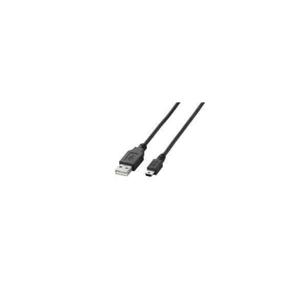 U2C-M10BK ELECOM �G���R��  USB2.0�P�[�u�� mini-B�^�C�v  1.0m