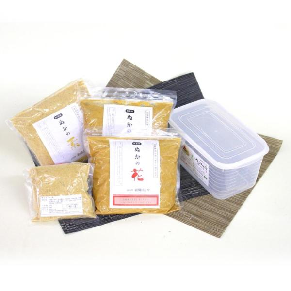 無農薬ぬか床 ぬかの花スタートセット 小 専用補充ぬか 1 2人用 初心者ok カンタン超熟成ぬか床 容器セット 京都 祇園 送料無料 一部地域除く Buyee Buyee Japanese Proxy Service Buy From Japan Bot Online