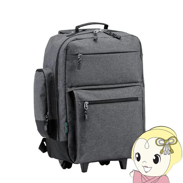 キャリーバッグ 46L リュック式 トロリーバッグ ソフトキャリー グレー ブレザークラブ /srm