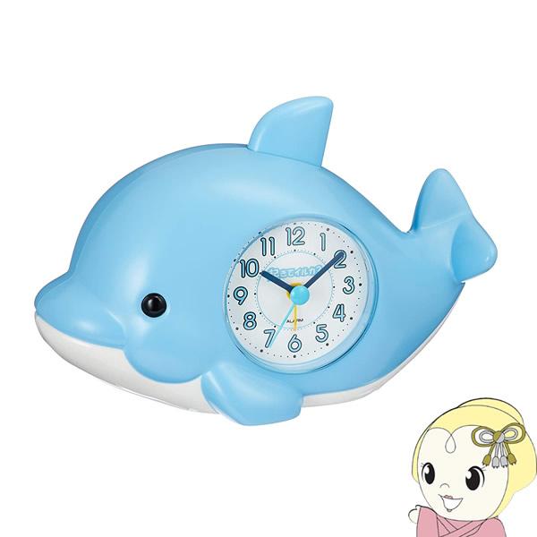 【新品】起きてイルカ?SR 目覚まし時計 RHYTHM [予約]RHYTHM リズム時計 目覚まし時計 起きてイルカ? SR