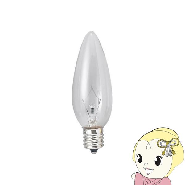 ヤザワコーポレーション シャンデリア球 口金E17 C321740C (電球・蛍光