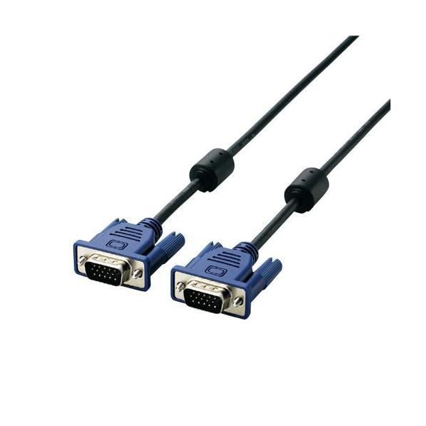 ELECOM �G���R��    5.0m RoHS���� D-Sub15�s�� �~�j �P�[�u�� CAC-50BK/RS