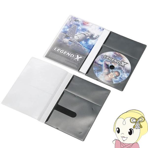 ELECOM GR CD/DVDp X[\tgP[X 1[ 10pbN CCD-DPD10BK