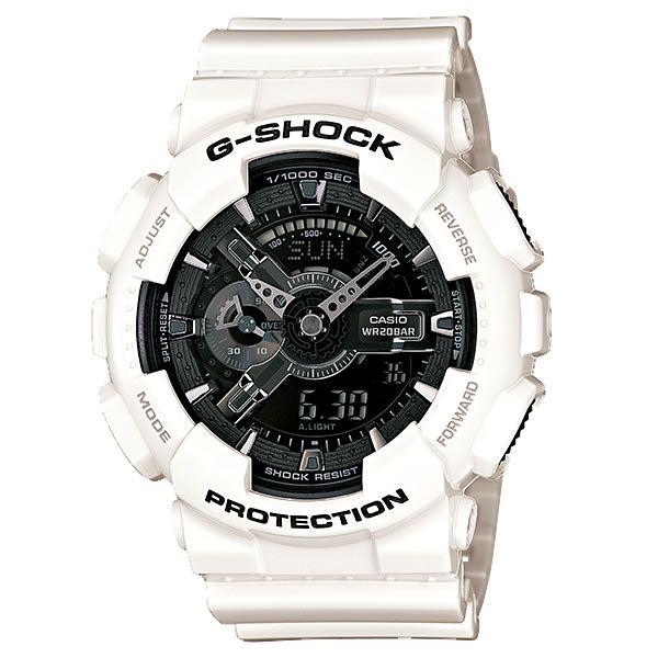 CASIO G-SHOCK  GA-110GW  アナデジ　耐磁 G-SHOCK GA-110GW-7AJF カシオ 腕時計 White and Black Series