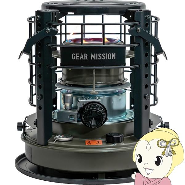 [予約 約1-2週間以降]トヨトミ GEAR MISSION 煮炊き暖房用石油こんろ 木造7畳 コンクリート9畳 COOKING STOVE オリーブグリーン K3-GM1-G/srm
