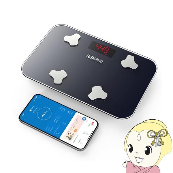 RENPHO Elis Go ミニスマート体組成計■サイズ：縦180 x 横280 x 厚25mm■表示：LEDディスプレイ バックライト付き■接続：Bluetooth■計量範囲：0.2kg〜150kg■目量：100g■計量精度：0.2kg...