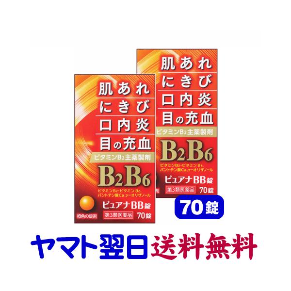 ピュアナBB錠 70錠 ×2個セット