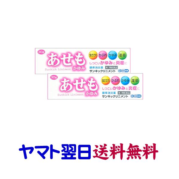 サンキックリニメント 30g ×2個セット あせも、しっしん 非ステロイド 福地製薬