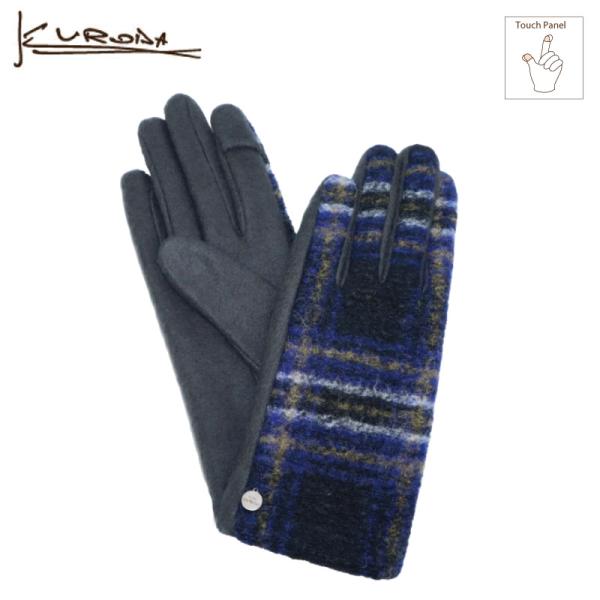 KURODA（クロダ） 爆買 タータンチェックコンビジャージグローブ