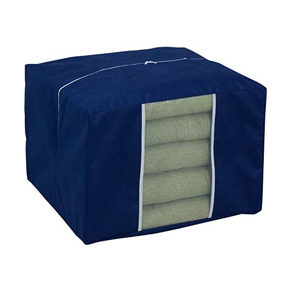 他サイト： アストロ 座布団 収納袋 ネイビー 不織布 177-13の商品画像