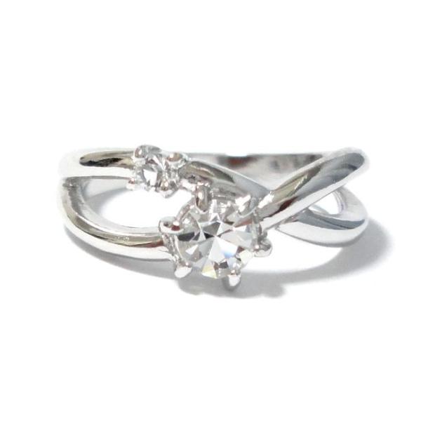 5号 スワロフスキークリスタル ピンキー SILVER925 シルバー リング