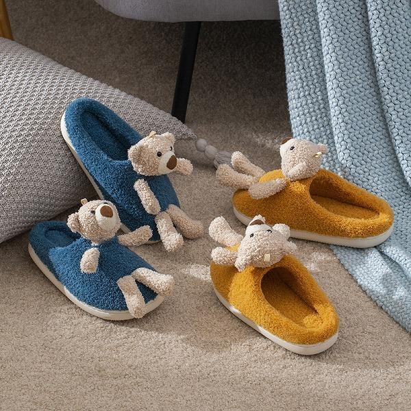 スリッパ ルームシューズ アニマル くまちゃん もこもこ ふわもこ