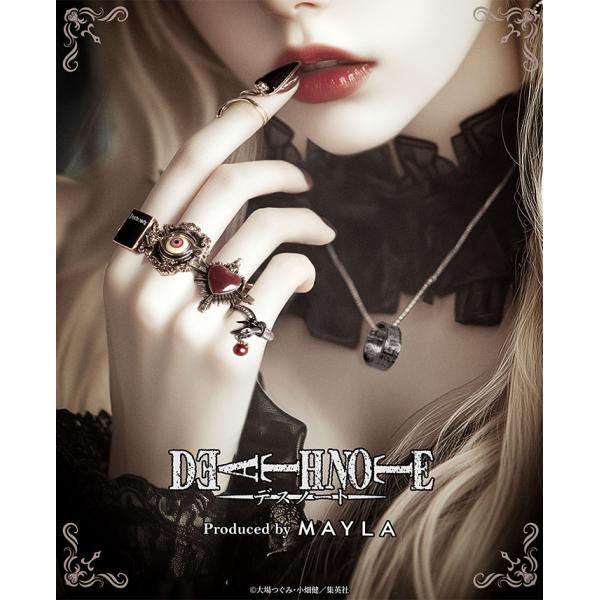 MAYLA マイラ デスノート グッズ リング 指輪 デスノート アイコニック ストーリー リングオブジェ デスノート レディース 正規品 新品 公式 アクセサリー
