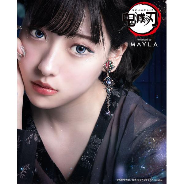 鬼滅の刃 ×MAYLA　鍔 デザイン ピアス　冨岡 義勇 鬼滅の刃】 MAYLA マイラ アイコニック イヤオブジェ ～鍔