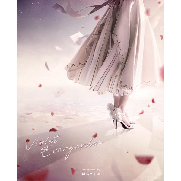 【ゼーゲン・M】ヴァイオレット × MAYLA フレアスカート giv-store_cl-veg-heart-ssk-sg
