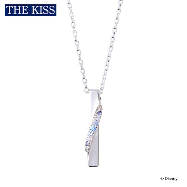 ディズニーアナ雪 ネックレス レディース 女性 ディズニープリンセス アナと雪の女王 ペアアクセサリー Disney THE KISS ザキス ザキッス プレゼント