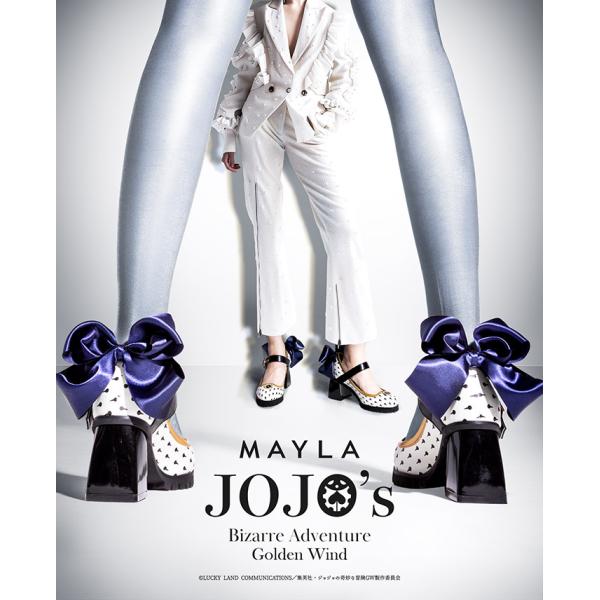 MAYLA×JOJO　コラボパンプス　ブチャラティモデル MAYLA（マイラ） ジョジョの奇妙な冒険 黄金の風 グッズ 靴 パンプス