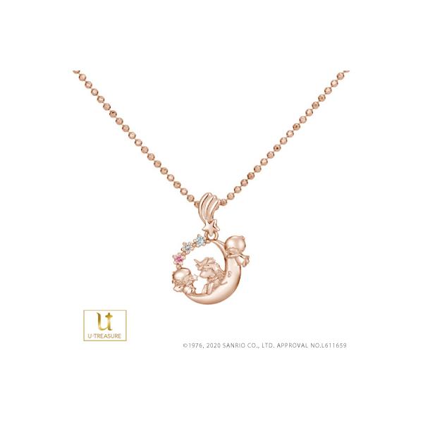 リトルツインスターズ45周年限定 シルバーネックレス キキ＆ララ