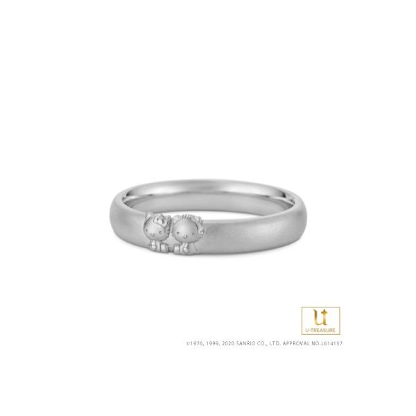 サンリオ　キャラクター　ハローキティ　&　ダニエル　ウェディング　リング　トレイ サンリオキャラクターハローキティ&ダニエルウェディングリングトレイ