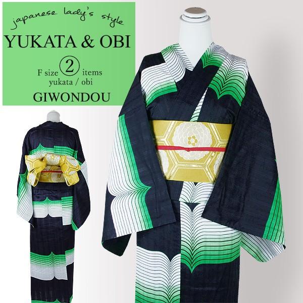 浴衣 セット 2点 レトロ モダン 粋 かっこいい シック ストライプ 浴衣セット 浴衣 細帯 女性 レディース 大人浴衣 フリーサイズ ラメ Set R1 Y23 着物浴衣通販 ぎをん堂 通販 Yahoo ショッピング
