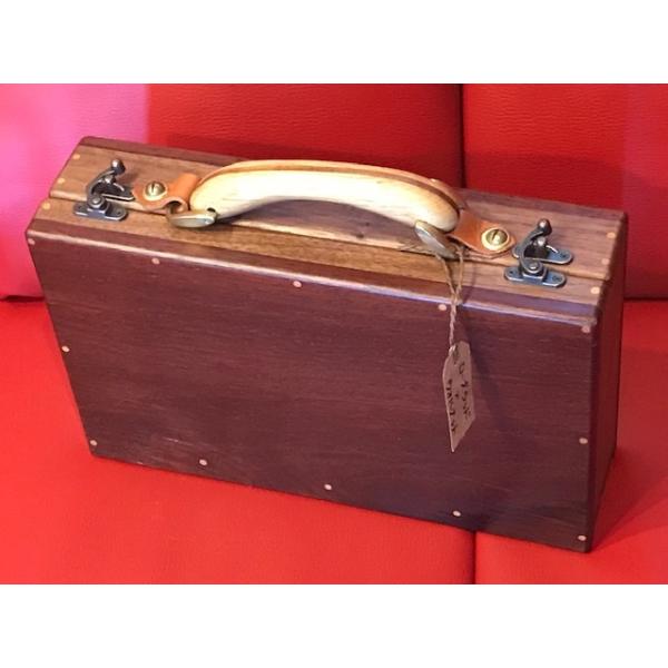ウッドボックス ウォルナット×レッド♥ 新品 おすすめ品♡ gizmo-y_al0123ecr