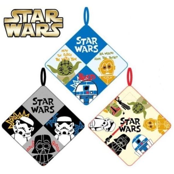 スターウォーズ ループタオル 3枚セット 抗菌防臭加工 ループ付きタオル ハンカチ STAR WARS